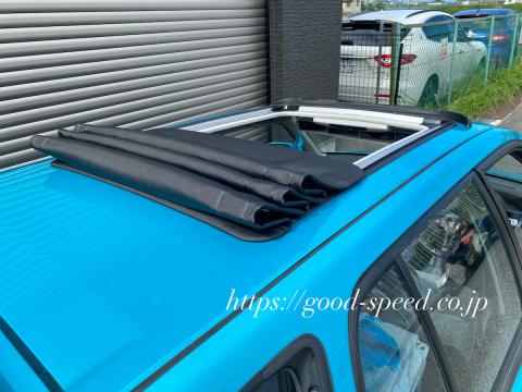 ベバスト キャンバストップ 後付け電動サンルーフ ホランディア400